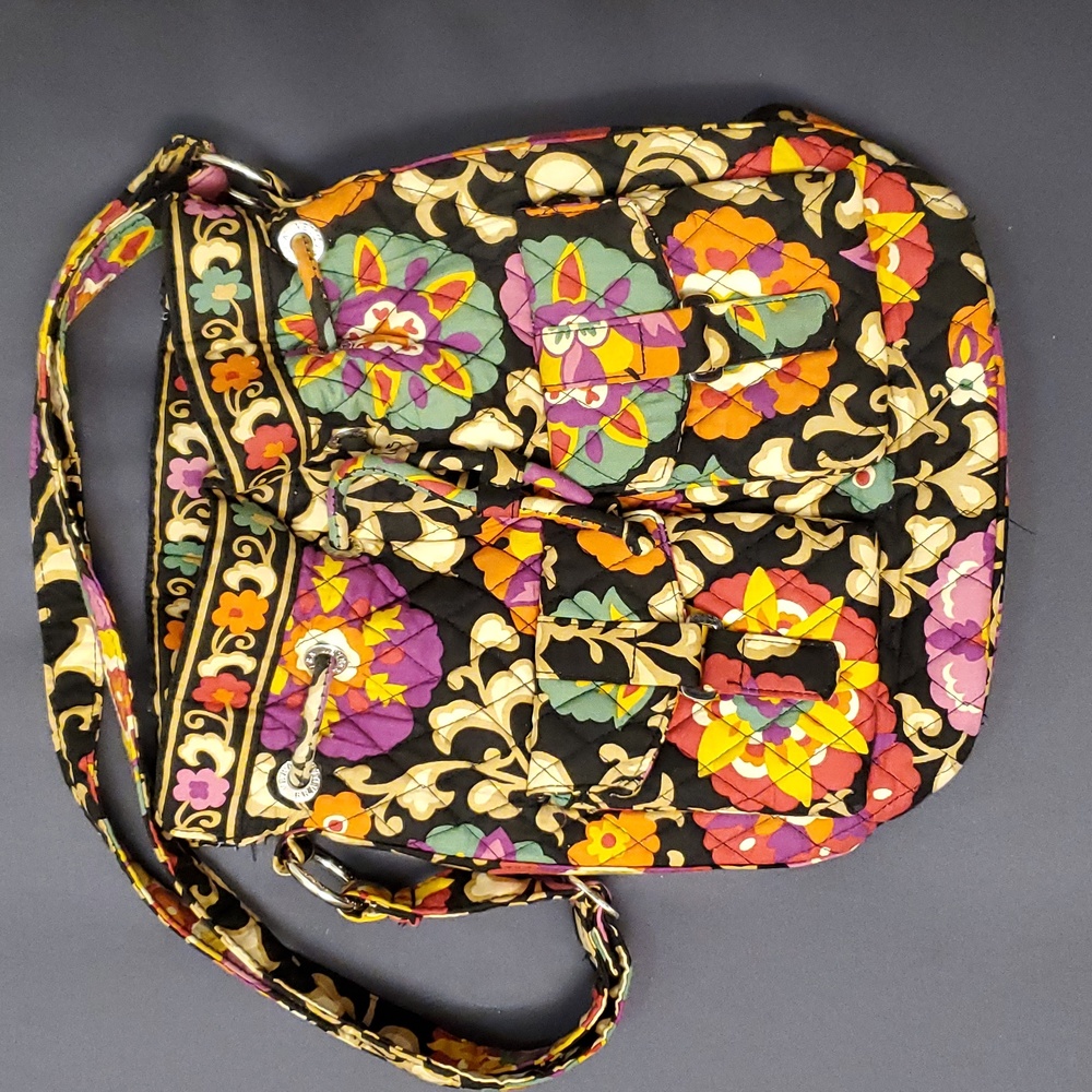 Vera Bradley Quick Draw Tote in Suzani pattern EUC